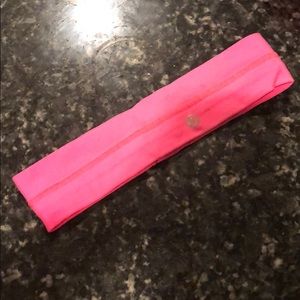 pink lulu lemon headband